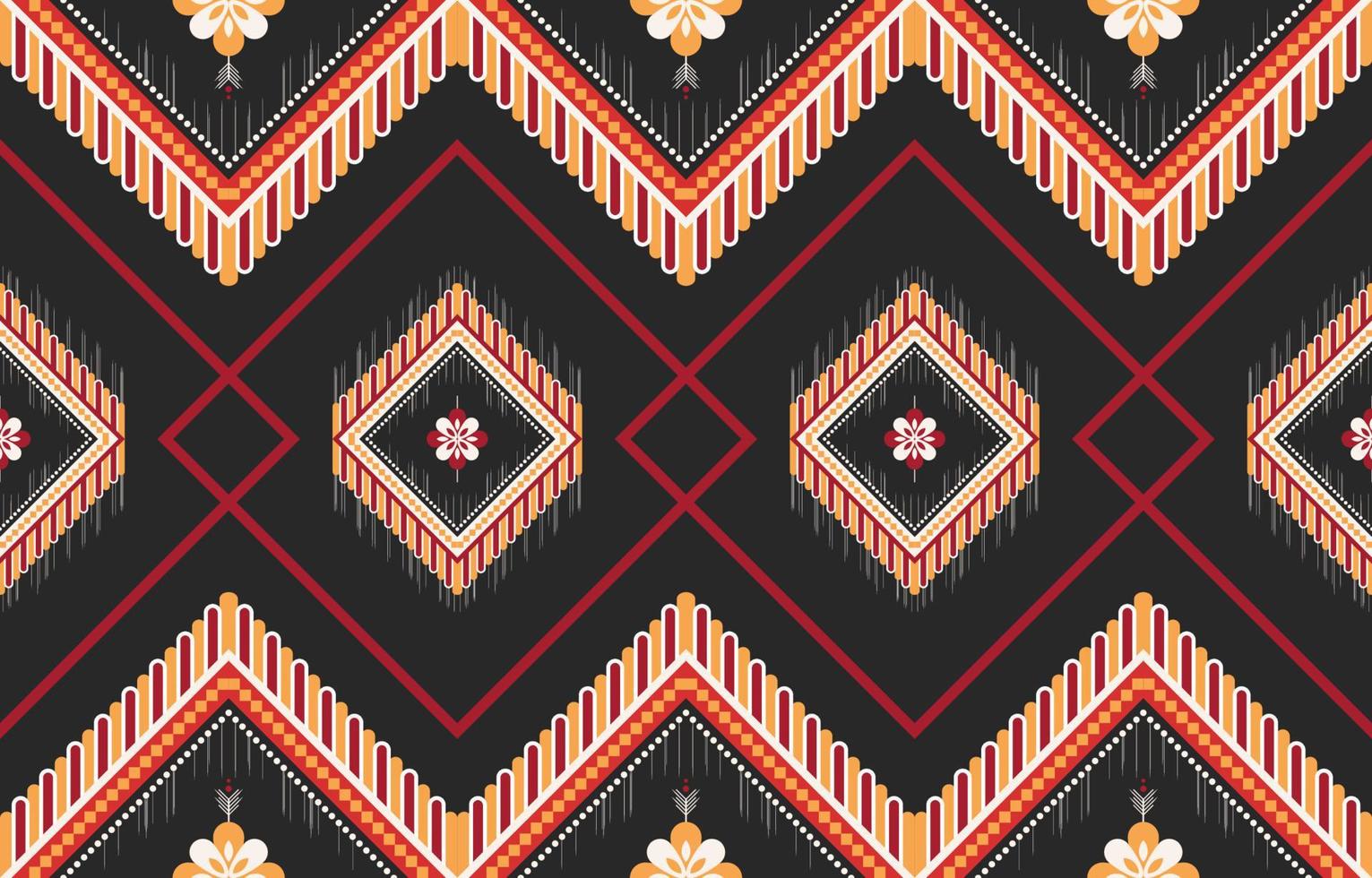 Geometric ethnic pattern seamless graphic. Style ethnic seamless colorful textile. Design for background,wallpaper,fabric,carpet,ornaments,decoration,clothing,Batik,wrapping,Vector illustration vector