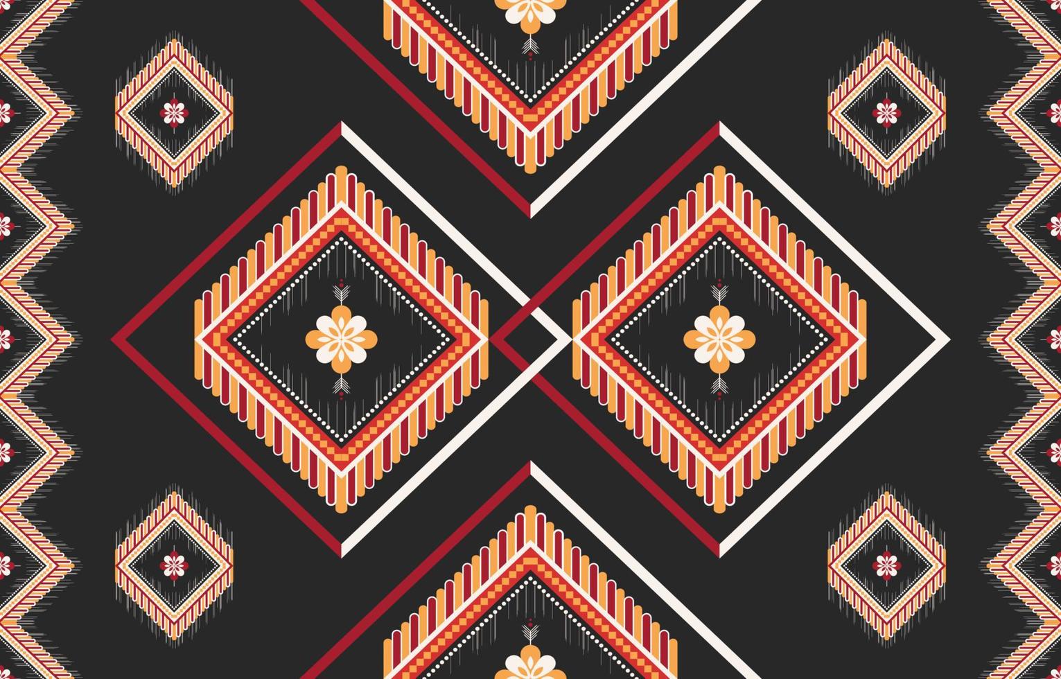 Geometric ethnic pattern seamless graphic. Style ethnic seamless colorful textile. Design for background,wallpaper,fabric,carpet,ornaments,decoration,clothing,Batik,wrapping,Vector illustration vector