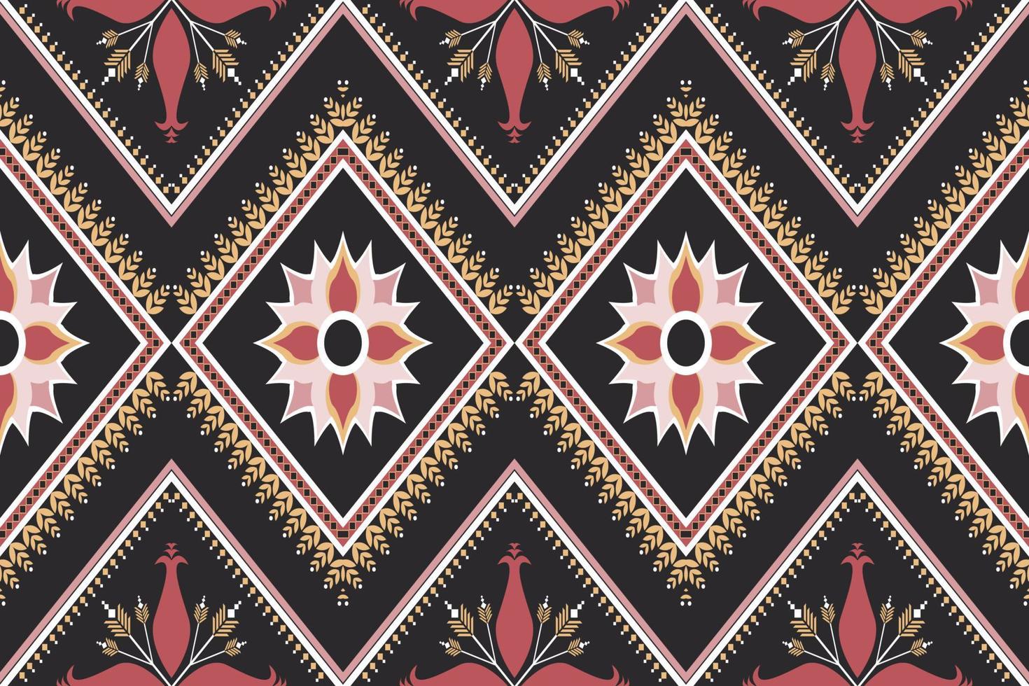 Geometric ethnic pattern seamless graphic. Style ethnic seamless colorful textile. Design for background,wallpaper,fabric,carpet,ornaments,decoration,clothing,Batik,wrapping,Vector illustration vector