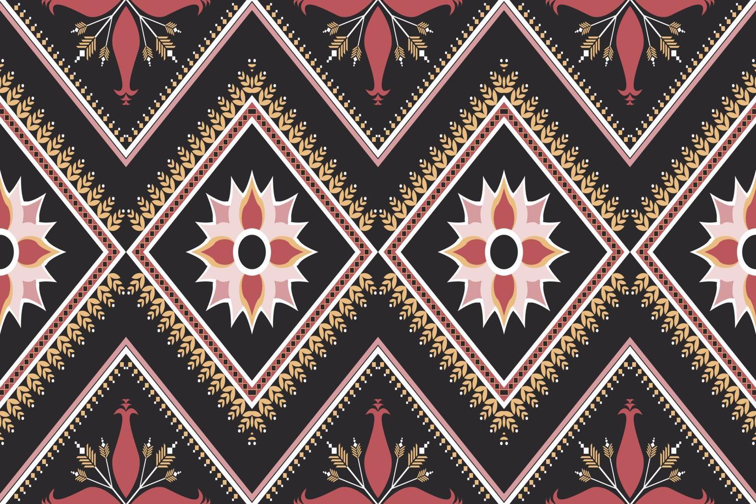 Geometric ethnic pattern seamless graphic. Style ethnic seamless colorful textile. Design for background,wallpaper,fabric,carpet,ornaments,decoration,clothing,Batik,wrapping,Vector illustration vector