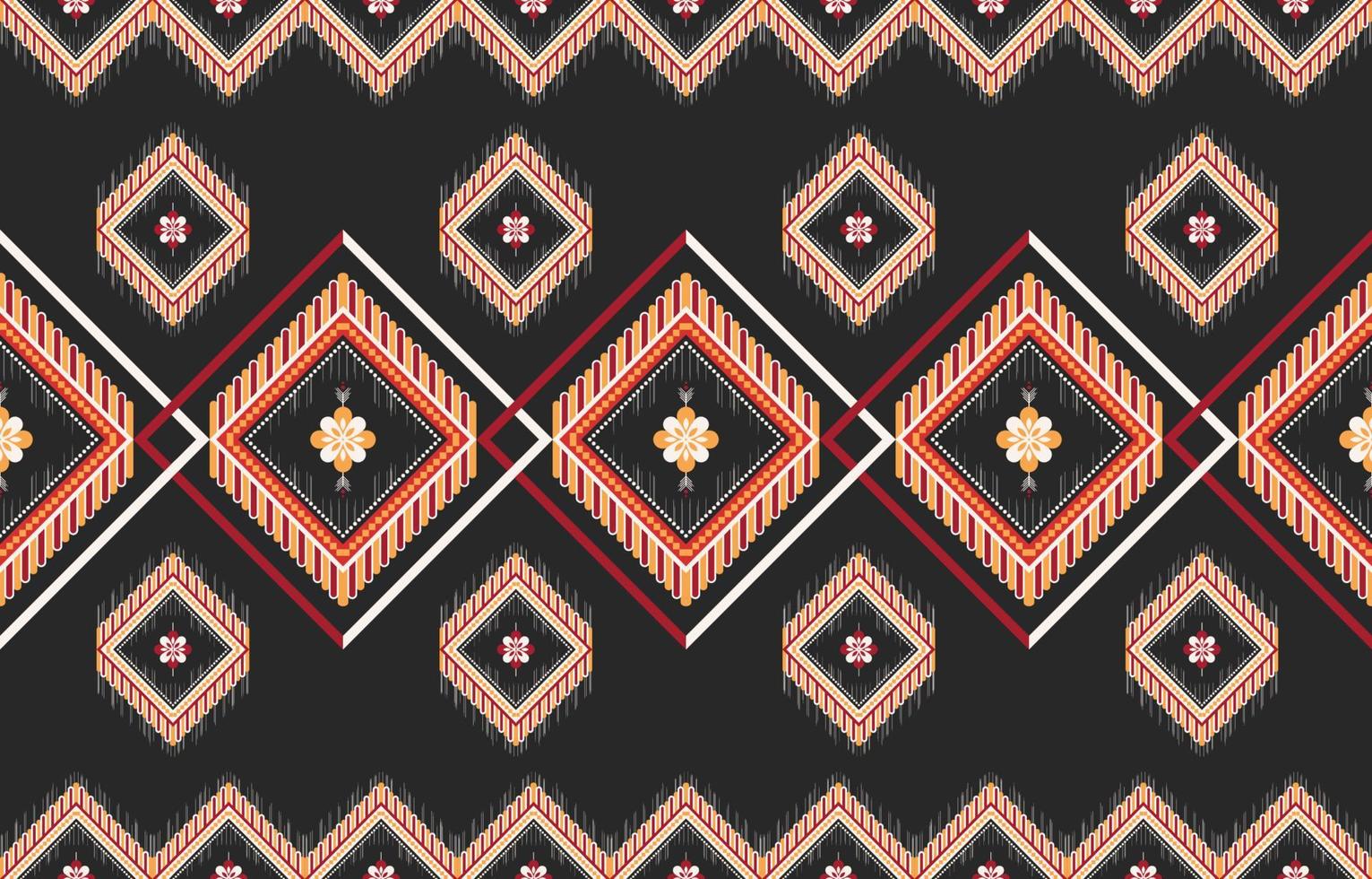 Geometric ethnic pattern seamless graphic. Style ethnic seamless colorful textile. Design for background,wallpaper,fabric,carpet,ornaments,decoration,clothing,Batik,wrapping,Vector illustration vector