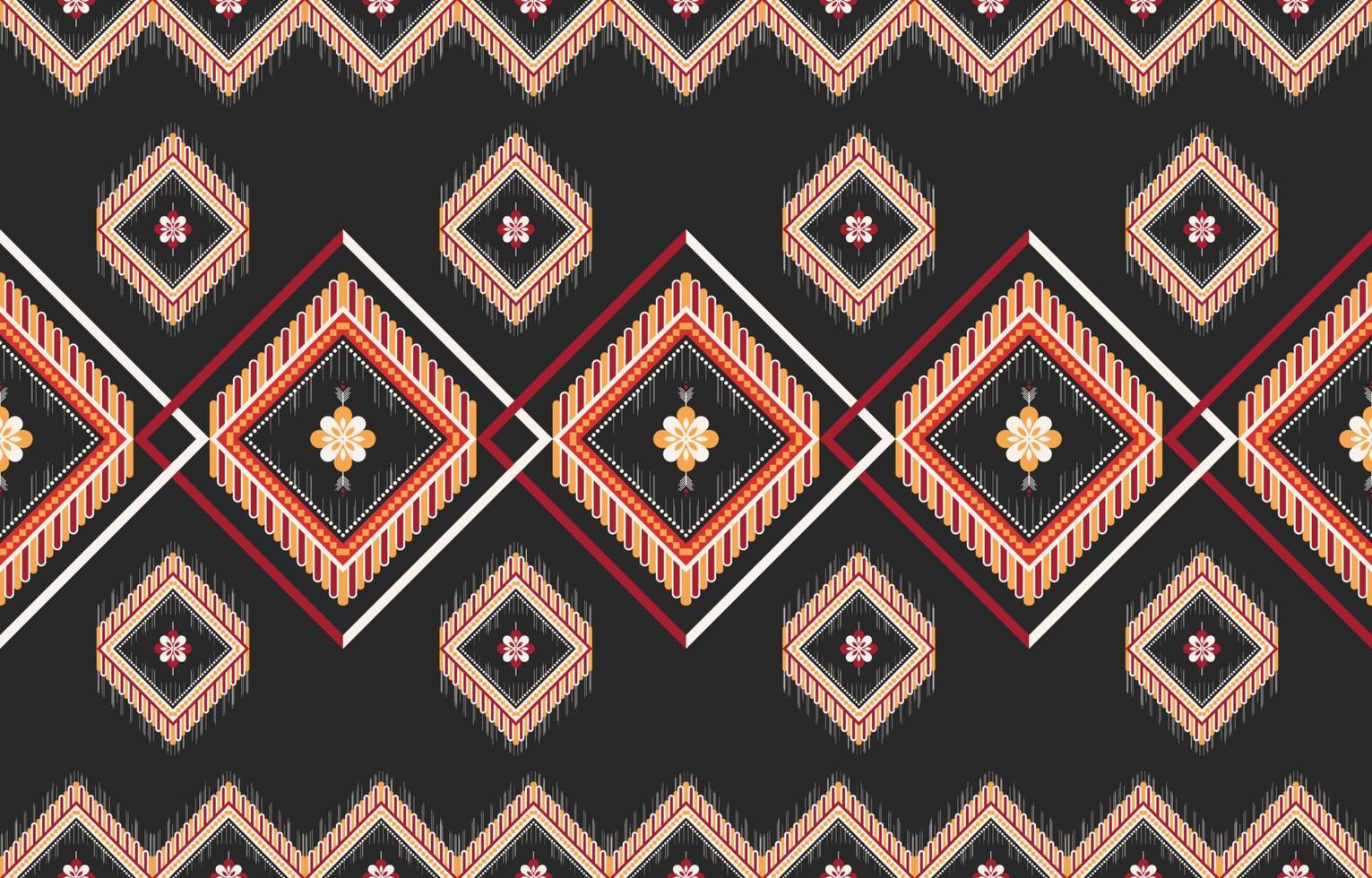 Geometric ethnic pattern seamless graphic. Style ethnic seamless colorful textile. Design for background,wallpaper,fabric,carpet,ornaments,decoration,clothing,Batik,wrapping,Vector illustration vector