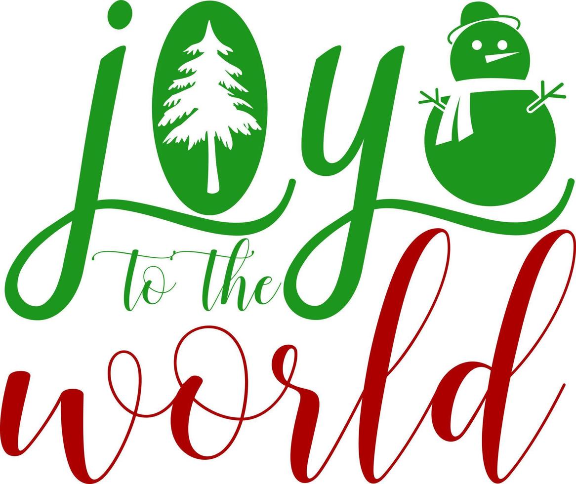 Joy to the world. Matching Family Christmas Shirts. Christmas Gift. Family Christmas. Sticker. Card. vector