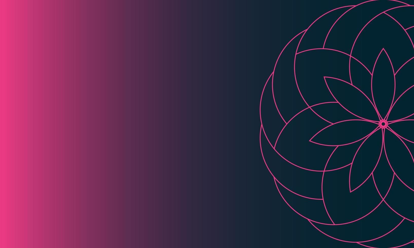 Sacred geometry website banner. The formula of nature. Vector EPS10