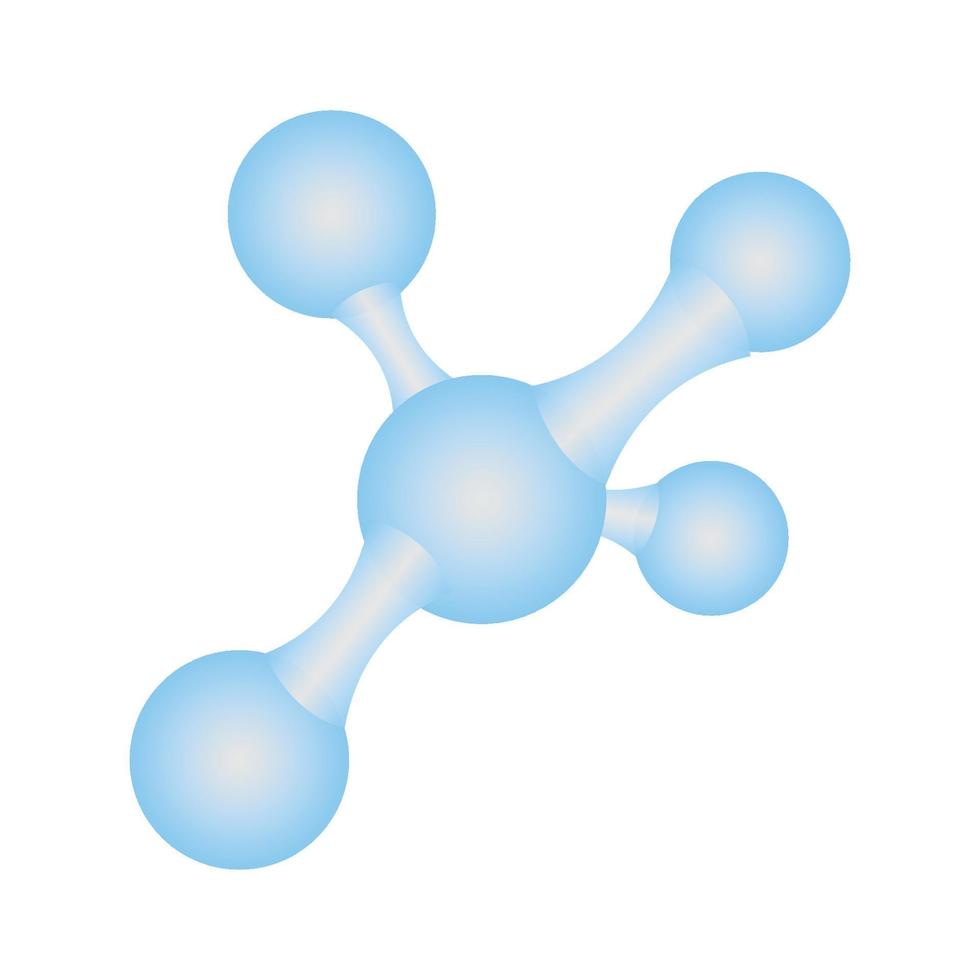 molecule logo icon vector