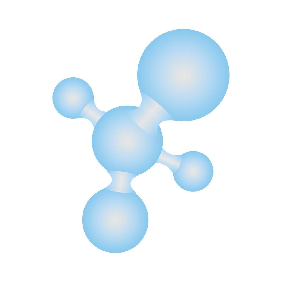 molecule logo icon vector