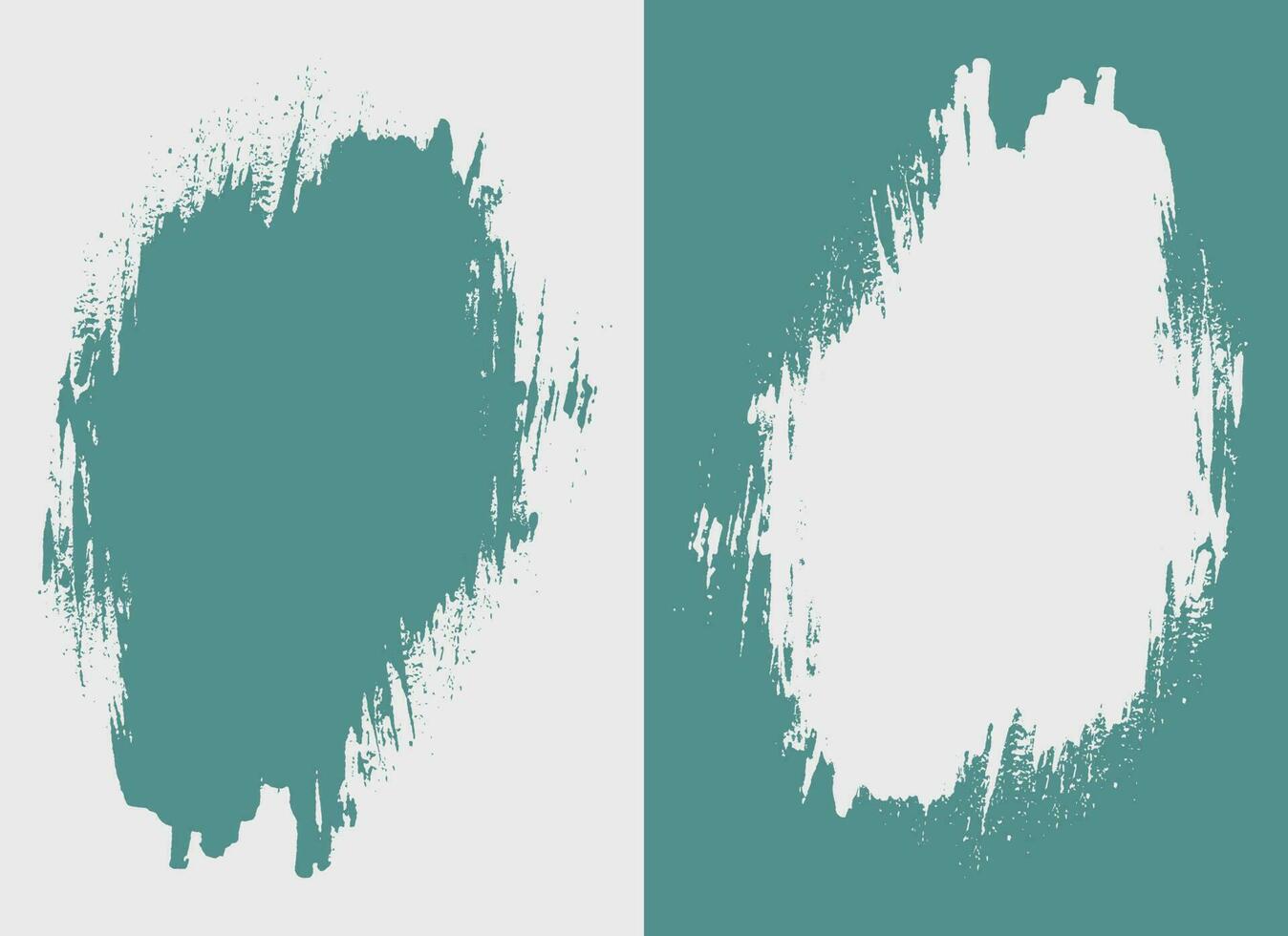 Bundle of brush stroke hand drawn vector