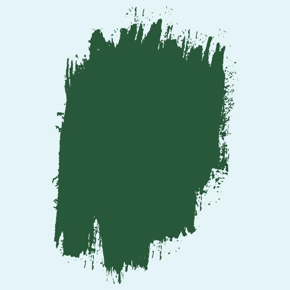 trazo de pincel de tinta de color verde gratis vector