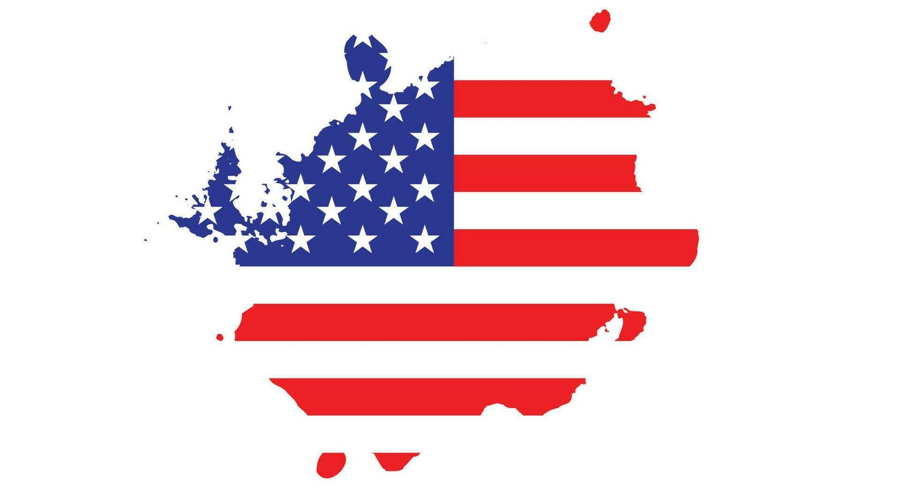 Distressed abstract USA flag vector