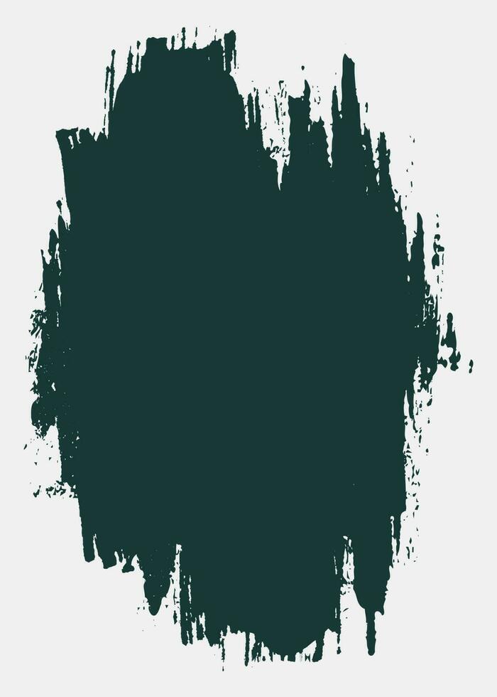 Blue color paint brush stroke grunge texture vector