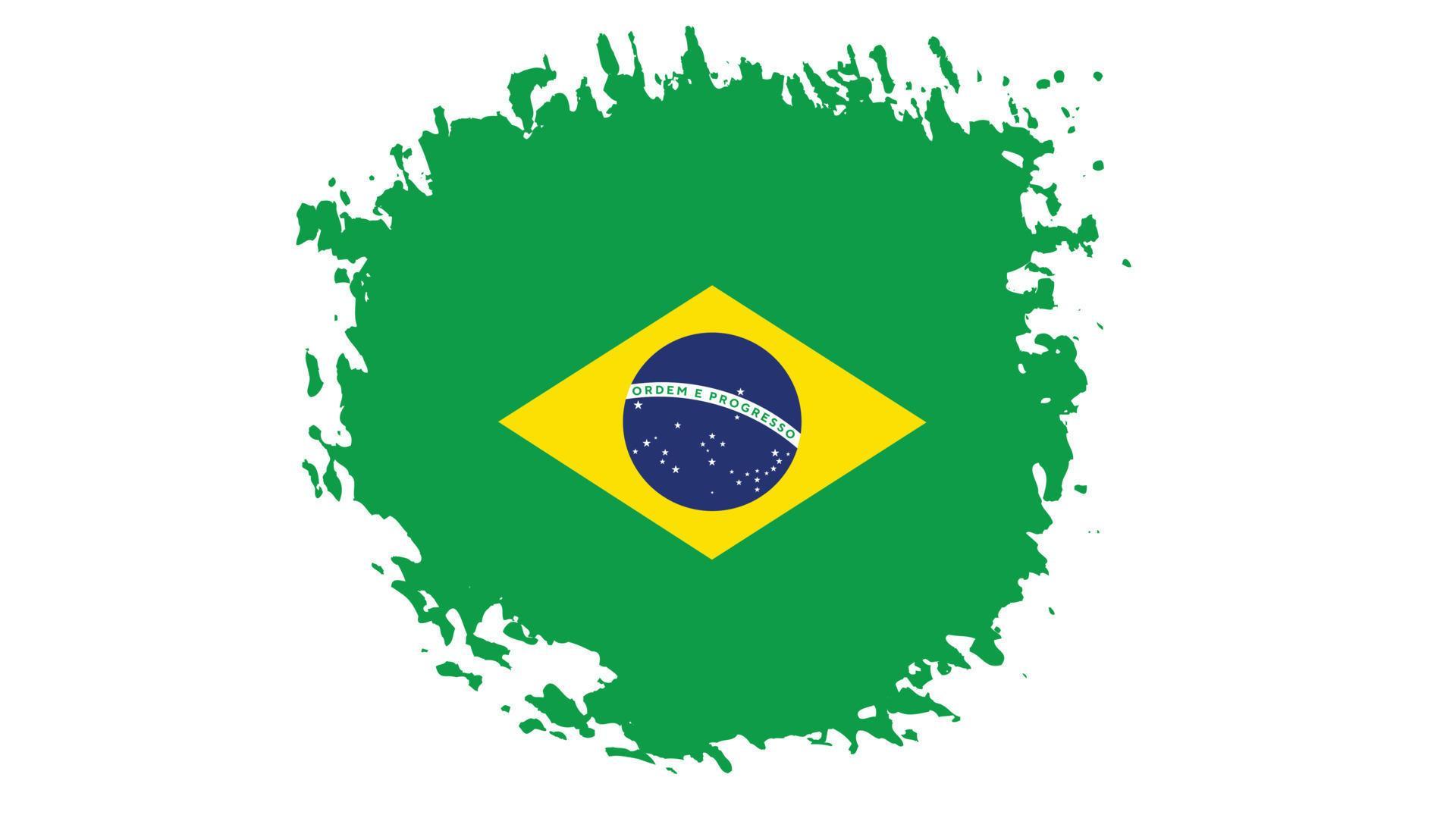Texture effect Brazil flag vector 16128330 Vector Art at Vecteezy