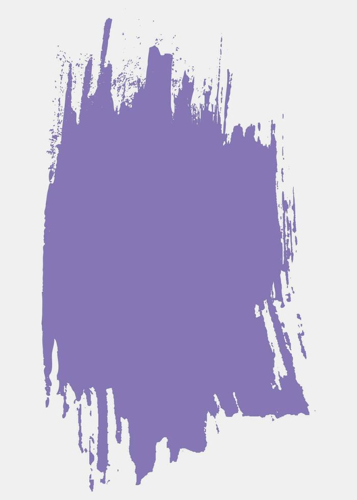 Purple color paint brush stroke template vector