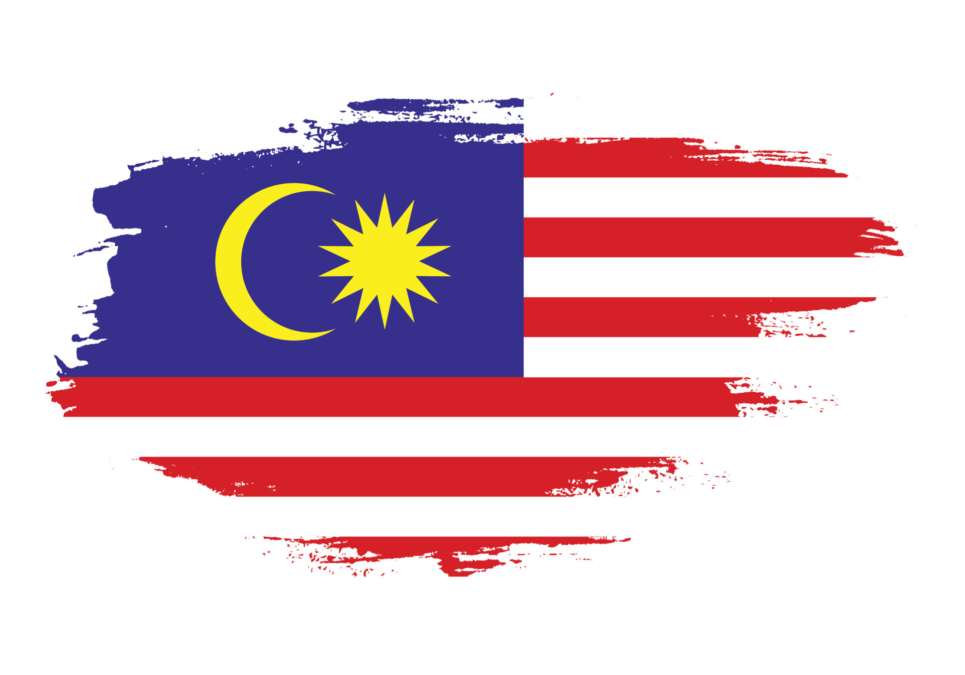 Hand Paint Malaysia Flag Vector 16128440 Vector Art At Vecteezy Hand Paint Malaysia Flag Vector 16128440 Vector Art At Vecteezy