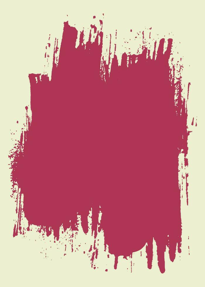 vector libre de trazo de pincel de tinta de pintura de color rojo