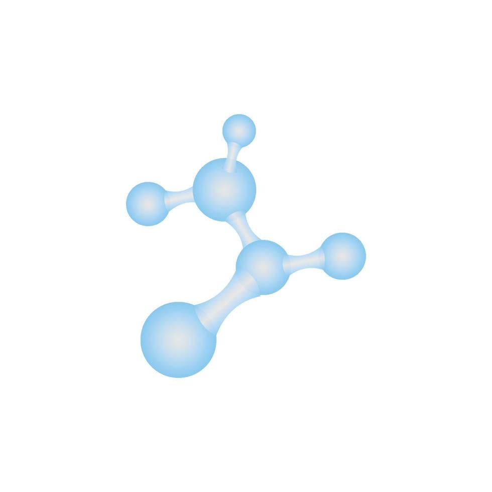 molecule logo icon vector