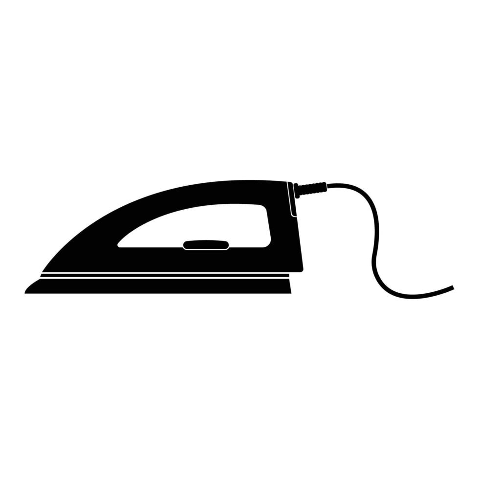 clothes iron logo vector