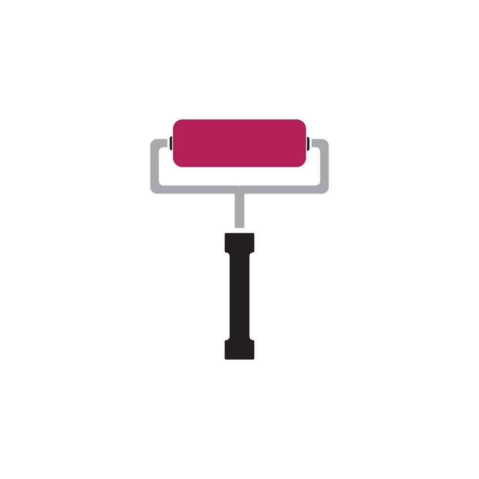 Paint roller icon vector illustration design template