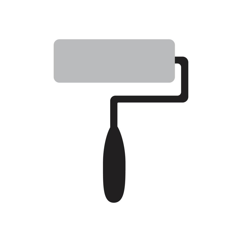 Paint roller icon vector illustration design template