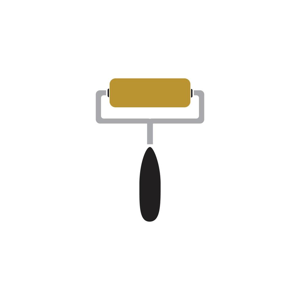 Paint roller icon vector illustration design template