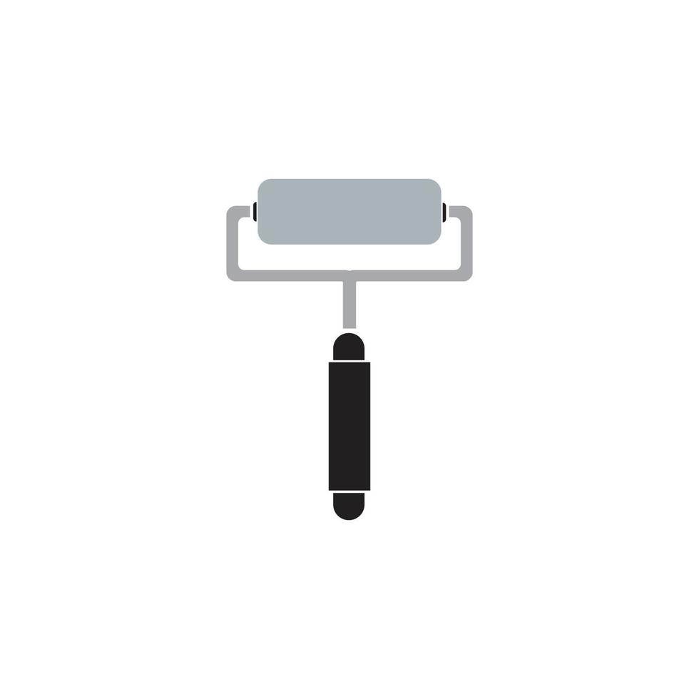 Paint roller icon vector illustration design template