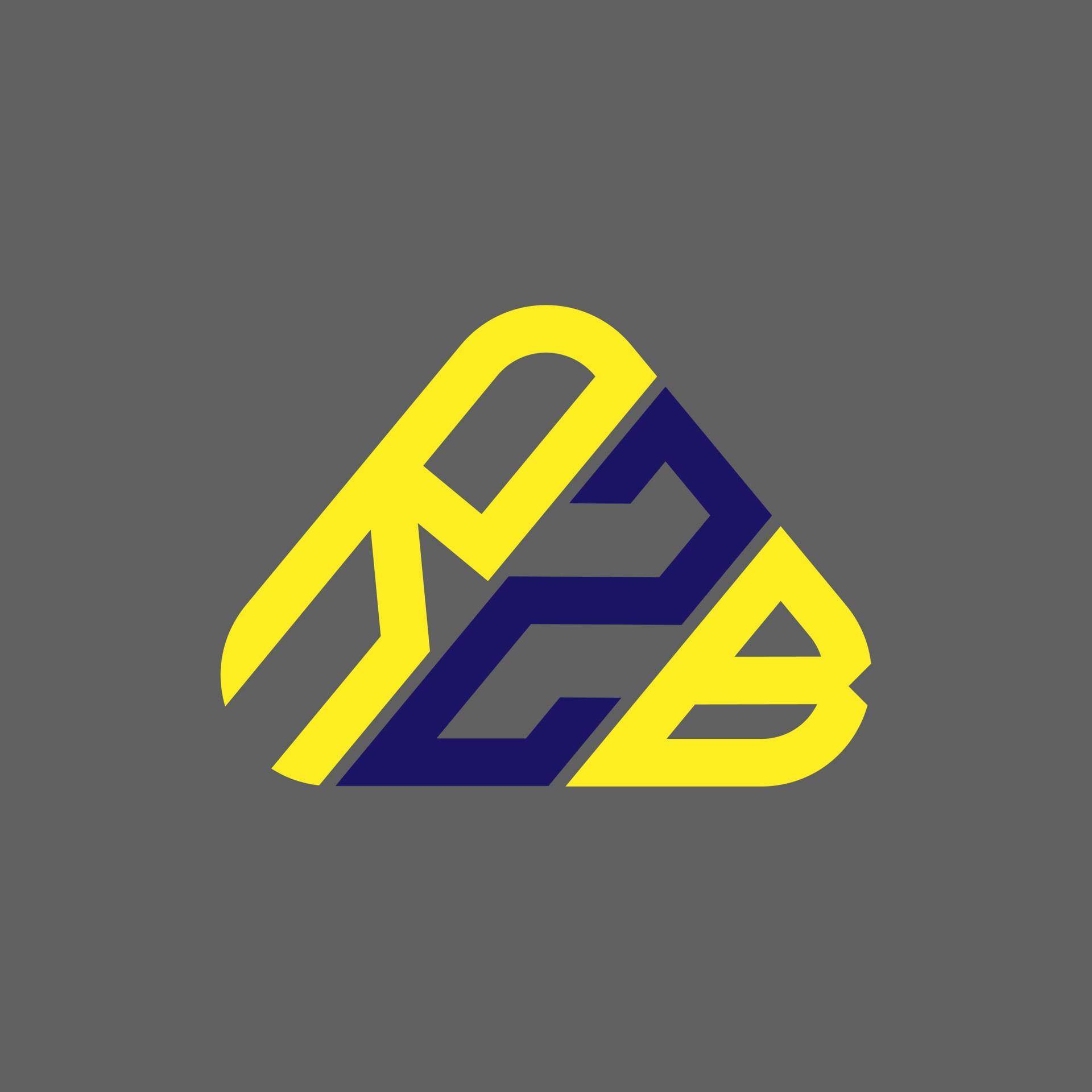 RZB letter logo creative design with vector graphic, RZB simple and ...