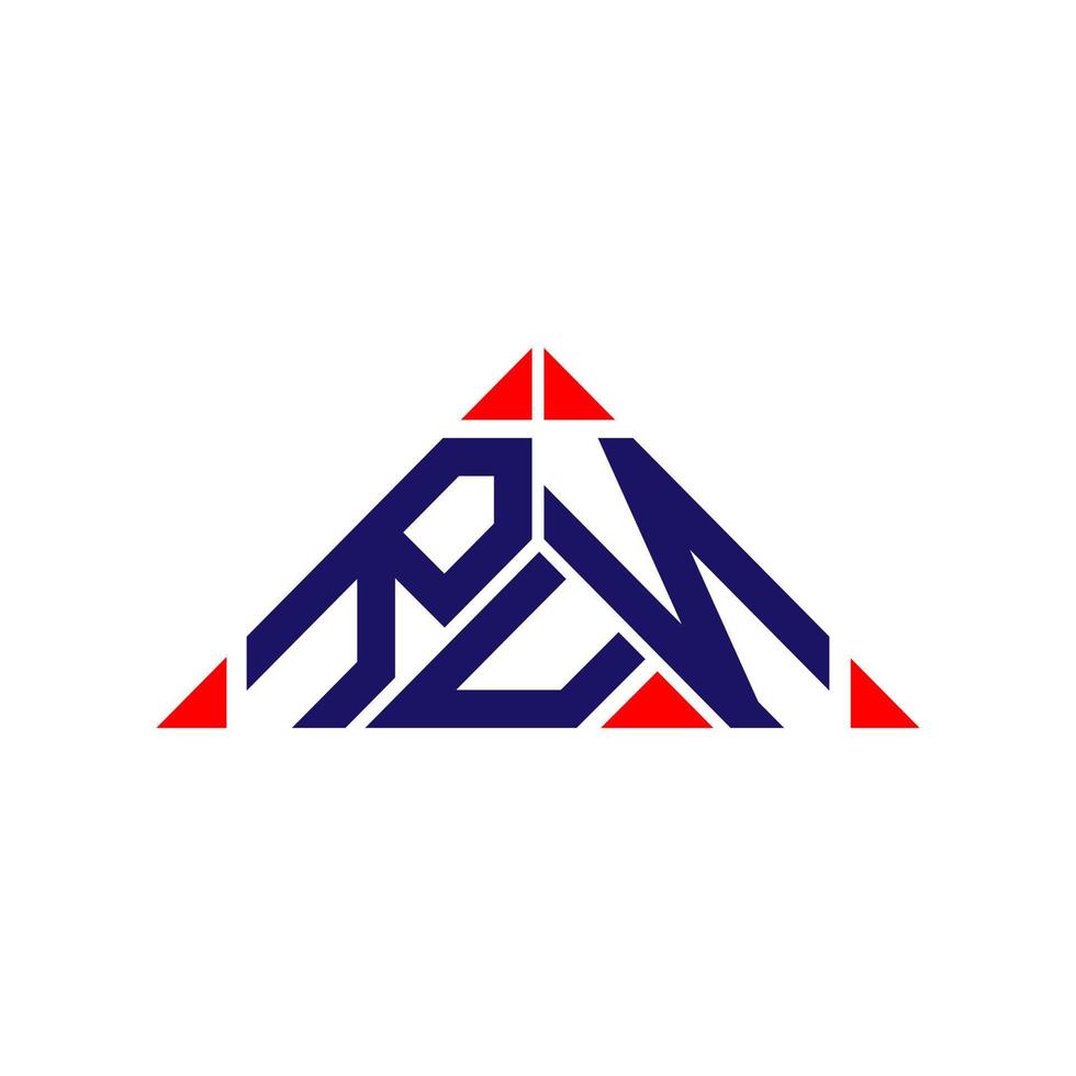 RUN letter logo creative design with vector graphic, RUN simple and modern logo.