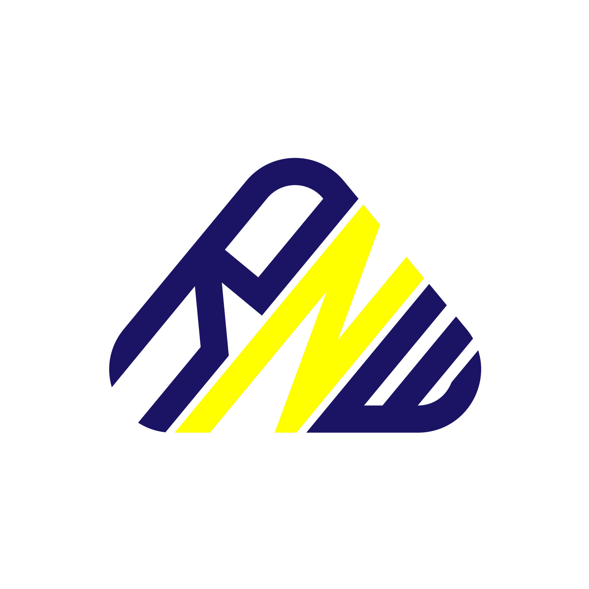 RNW letter logo creative design with vector graphic, RNW simple and ...