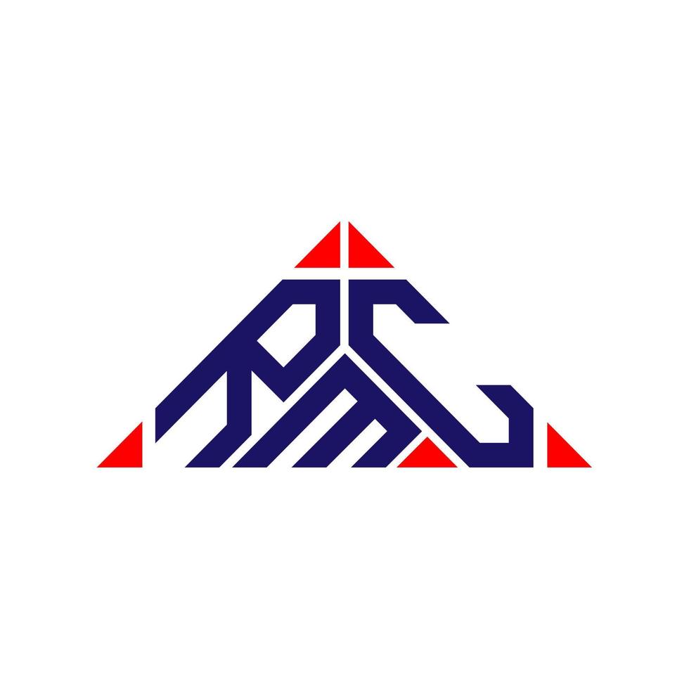 diseño creativo del logotipo de la letra rmc con gráfico vectorial, logotipo simple y moderno de rmc. vector