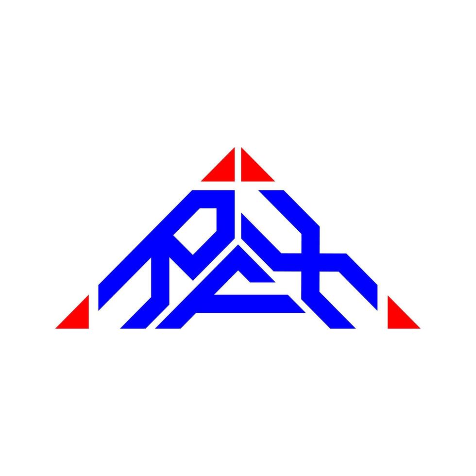 RFX letter logo creative design with vector graphic, RFX simple and modern logo.