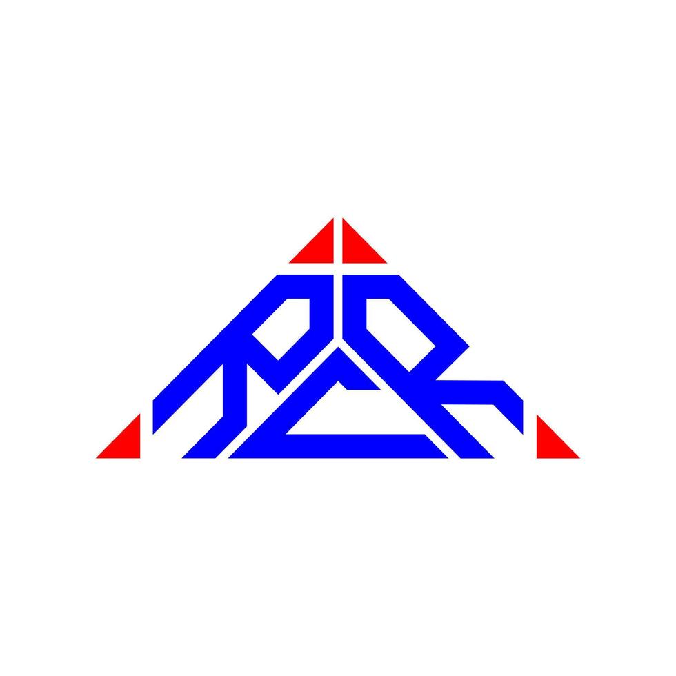 RCR letter logo creative design with vector graphic, RCR simple and modern logo.