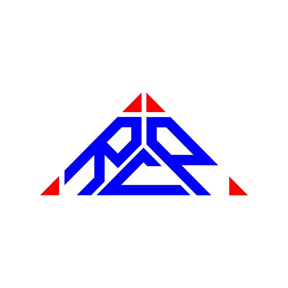 RCP letter logo creative design with vector graphic, RCP simple and modern logo.