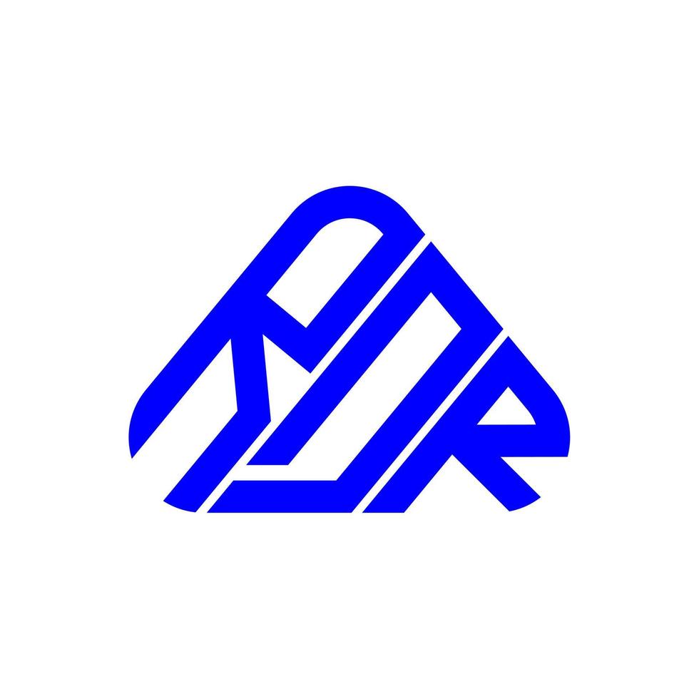 diseño creativo del logotipo de la letra rdr con gráfico vectorial, logotipo simple y moderno de rdr. vector