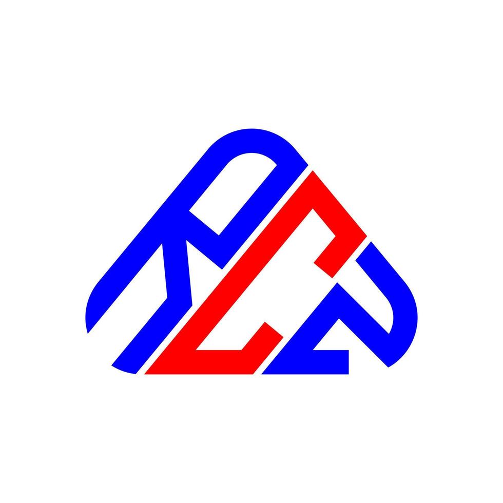 diseño creativo del logotipo de la letra rcz con gráfico vectorial, logotipo simple y moderno de rcz. vector