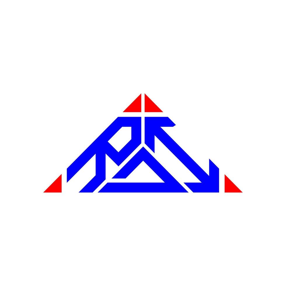 diseño creativo del logotipo de la letra rdi con gráfico vectorial, logotipo simple y moderno de rdi. vector