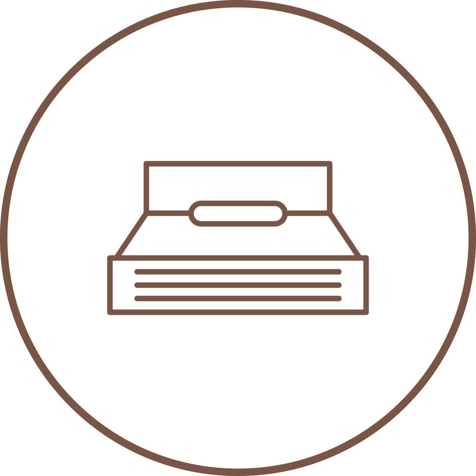 Single Bed Vector Icon
