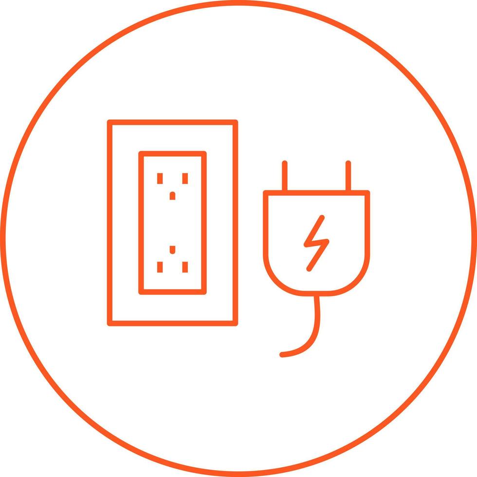 Plug and Socket Vector Icon