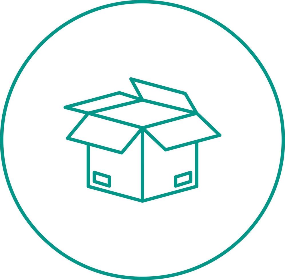 Open Box Vector Icon