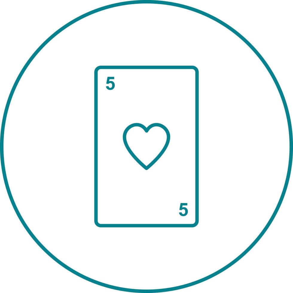 Playing Card Vector Icon