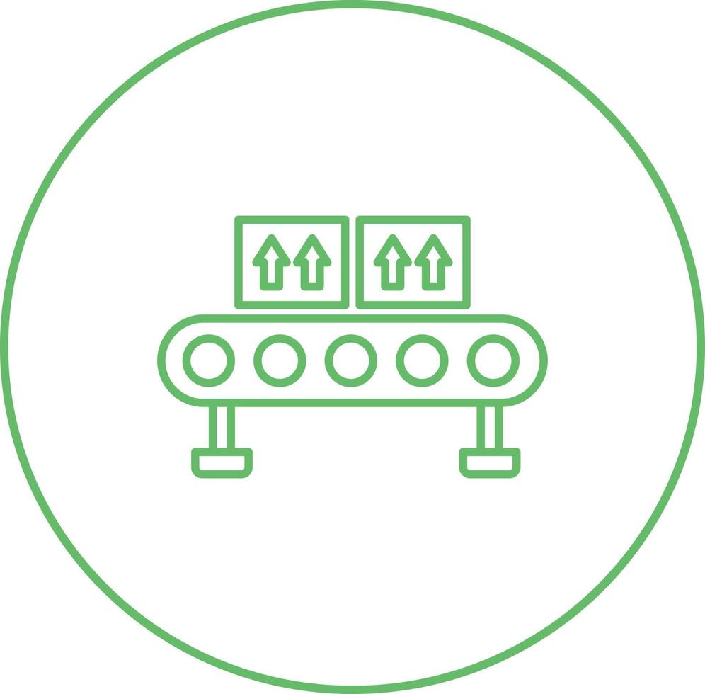 Assembly Line Vector Icon