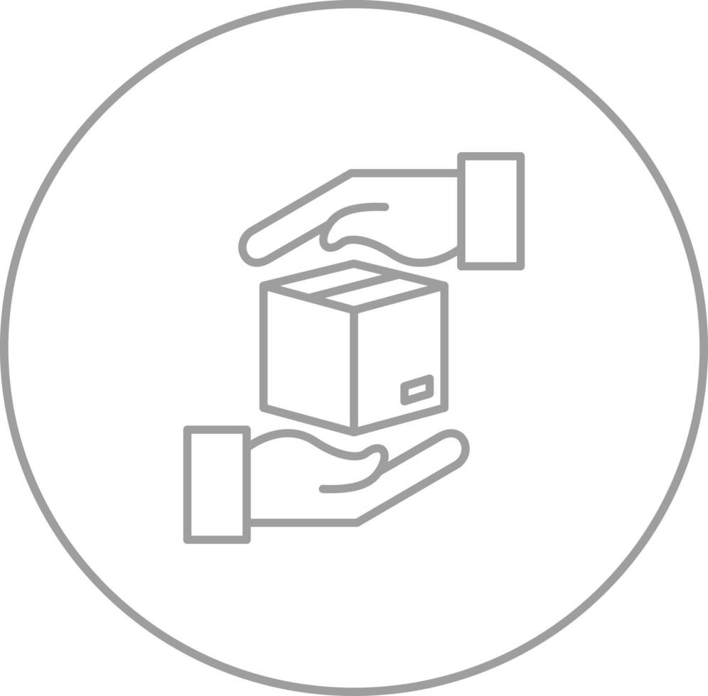Receive Package Vector Icon