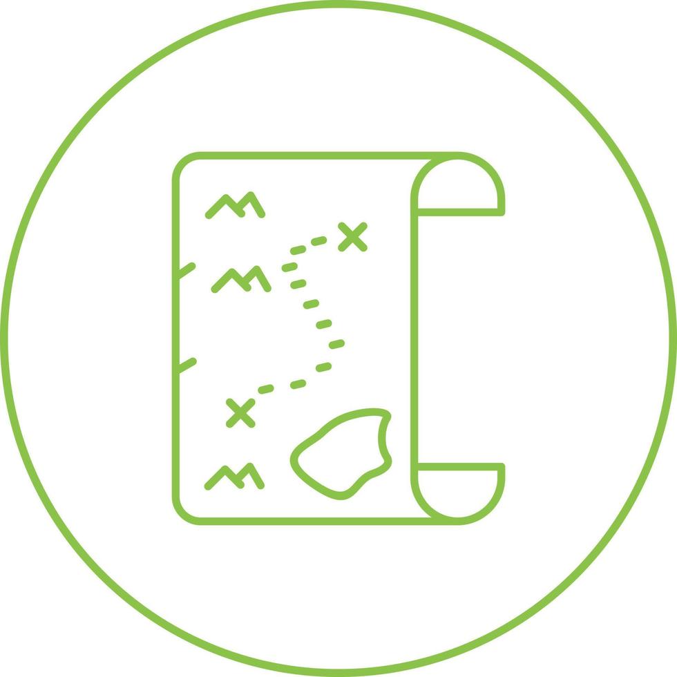 Pirate Map Vector Icon