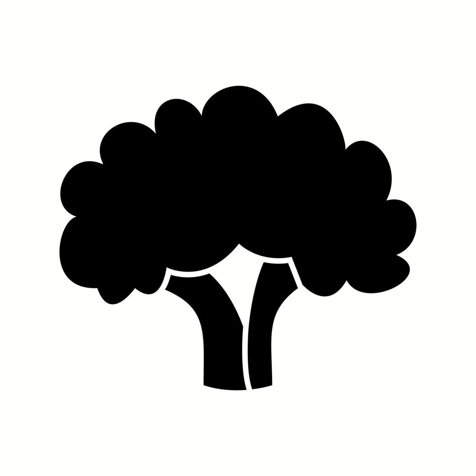 Unique Cauliflower Vector Glyph Icon