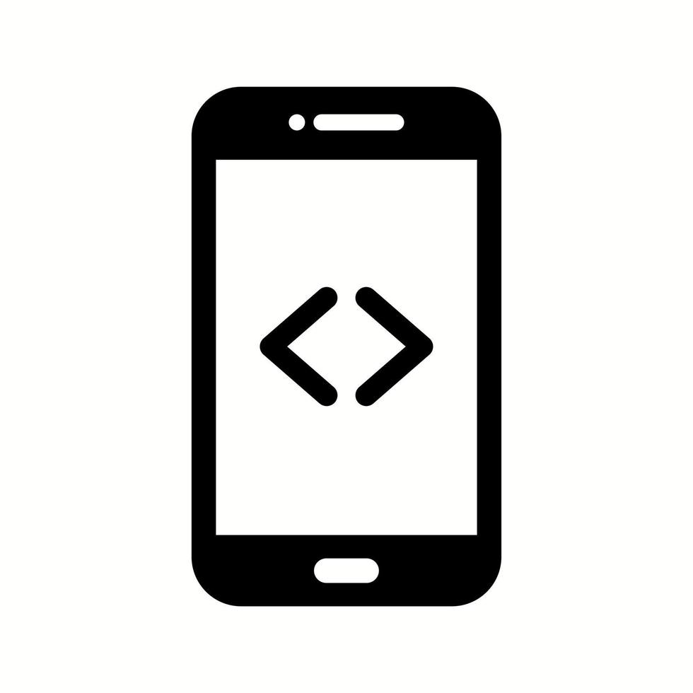 Unique Code Vector Glyph Icon