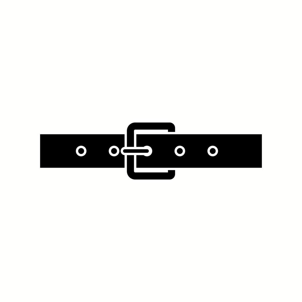 Unique Belt Vector Glyph Icon