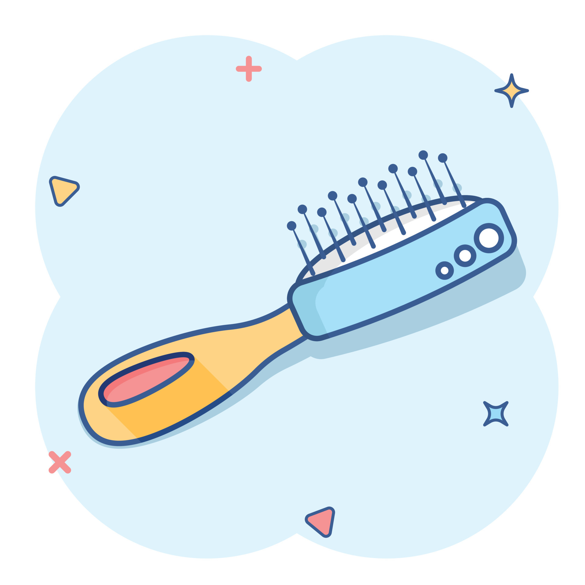 Cartoon Hairbrush