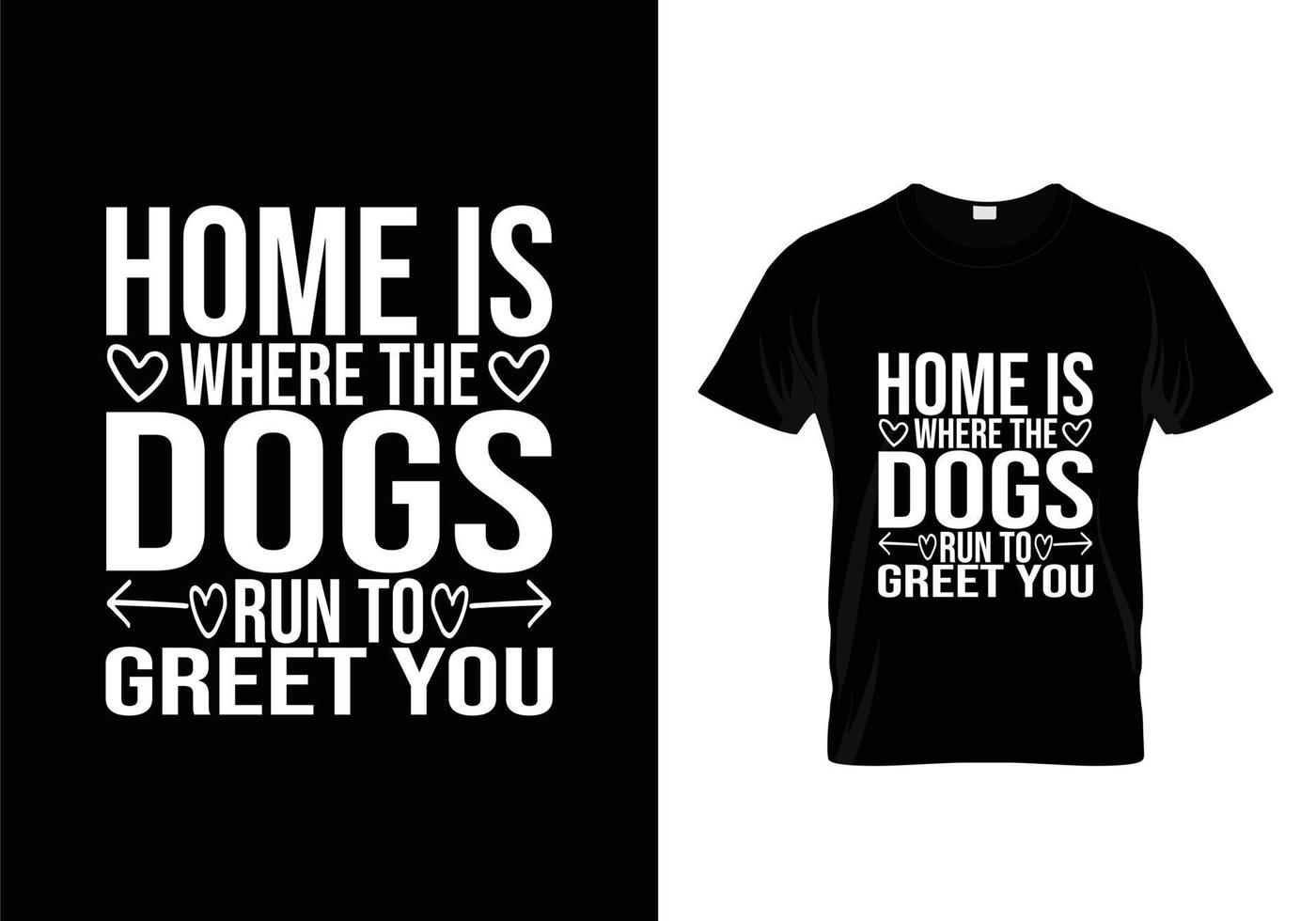 vector de diseño de camisetas con tipografía de perros, diseño de camisetas con citas de amantes de los perros.