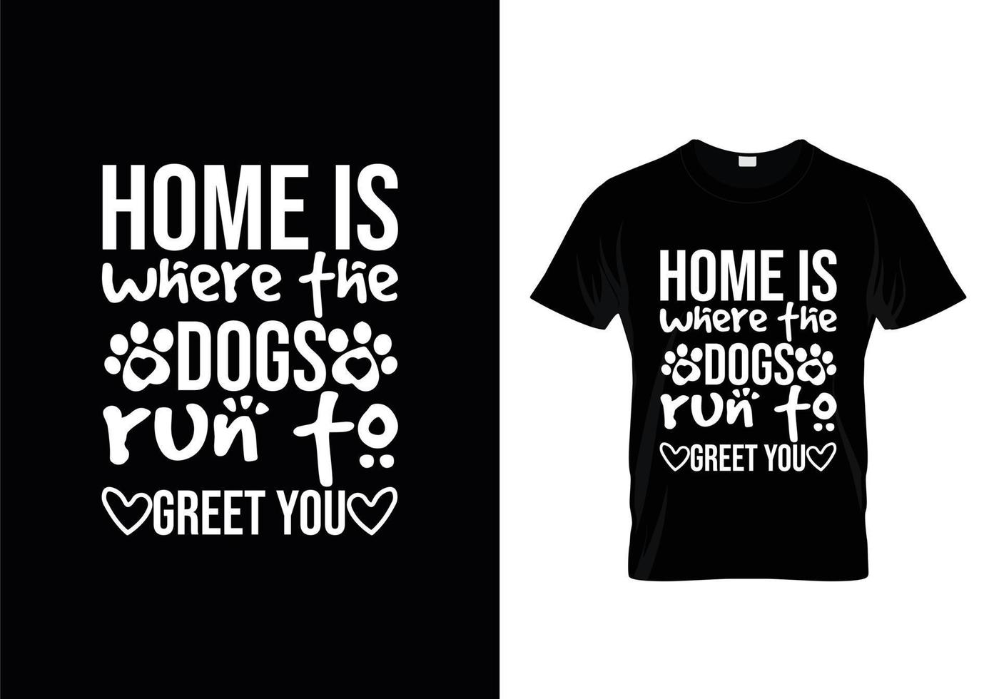 vector de diseño de camisetas con tipografía de perros, diseño de camisetas con citas de amantes de los perros.