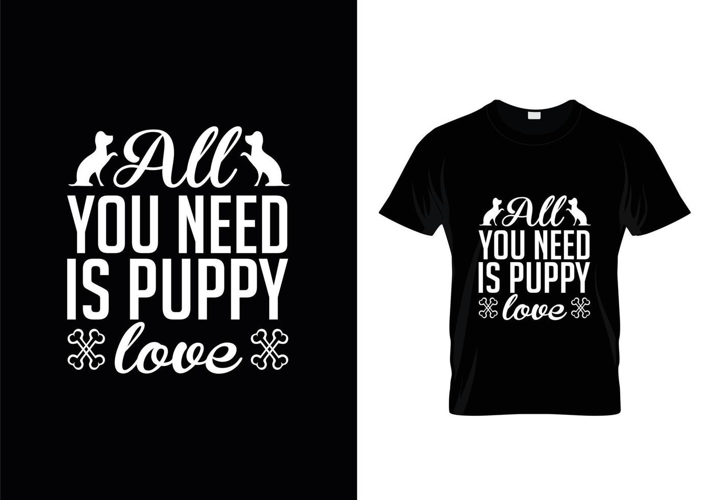 vector de diseño de camisetas con tipografía de perros, diseño de camisetas con citas de amantes de los perros.