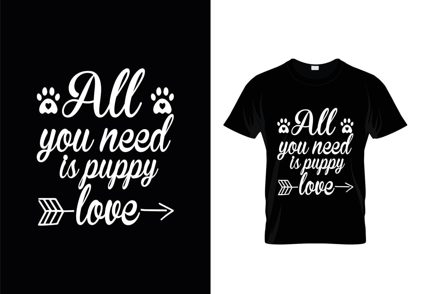 vector de diseño de camisetas con tipografía de perros, diseño de camisetas con citas de amantes de los perros.