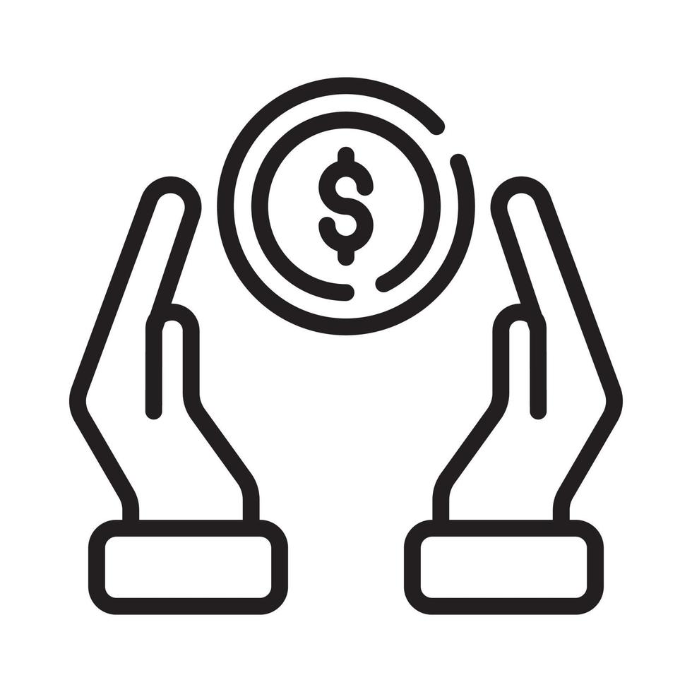 Assets Vector Style illustration. Business and Finance Outline Icon.